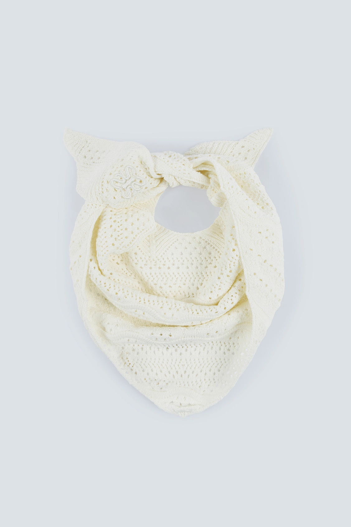 Foulard agavera blanc casse