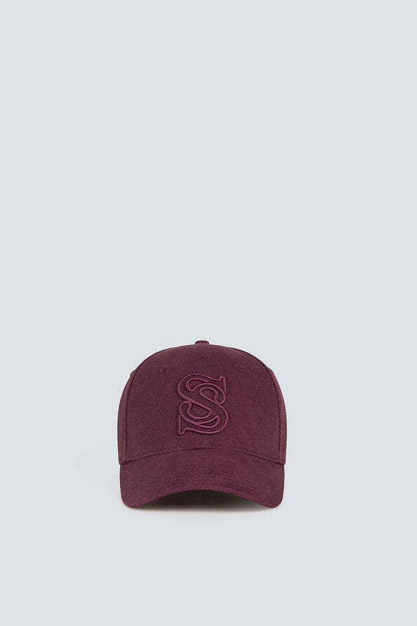 Casquette Adra - brodée prune
