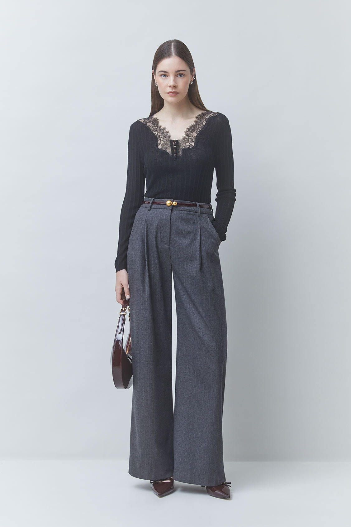 Pantalon Jayce - rayé à pinces