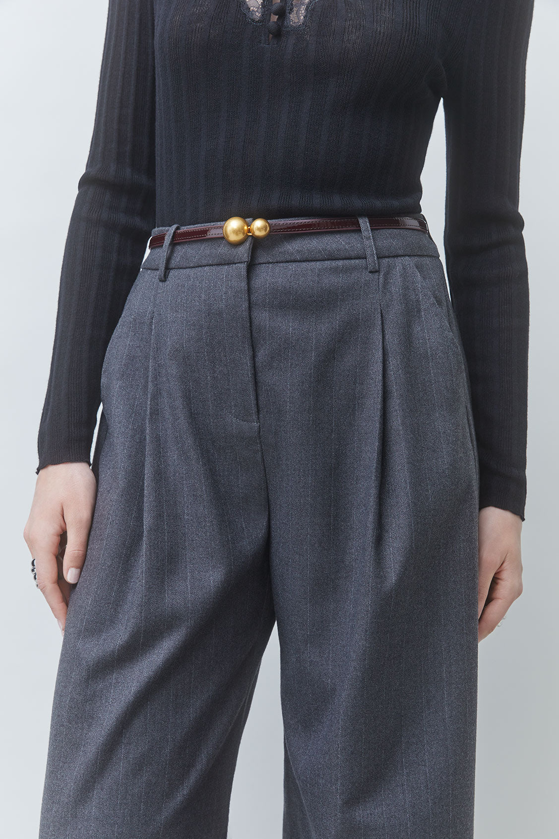 Pantalon Jayce - rayé à pinces