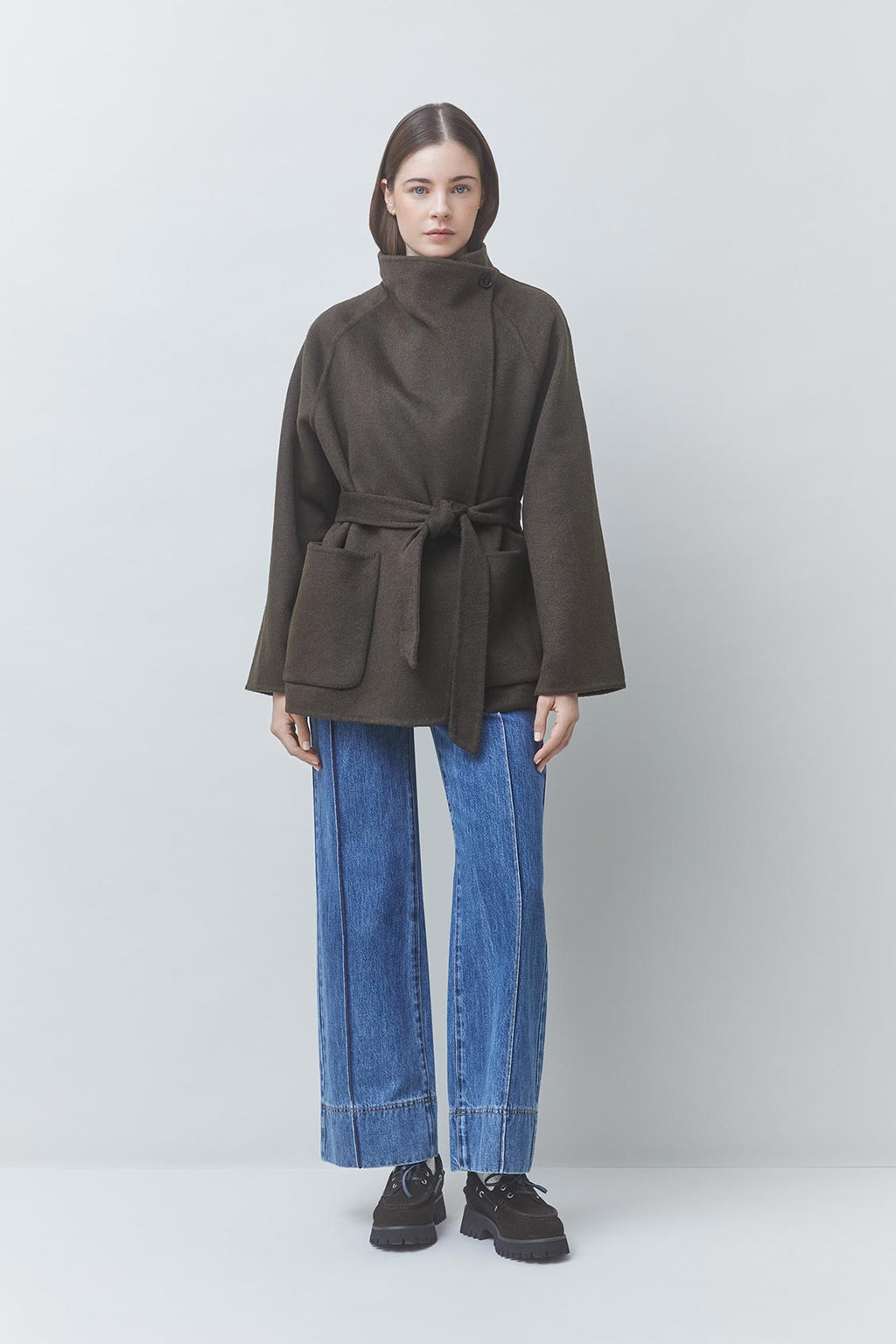 Manteau Elvis - ceinturé en laine