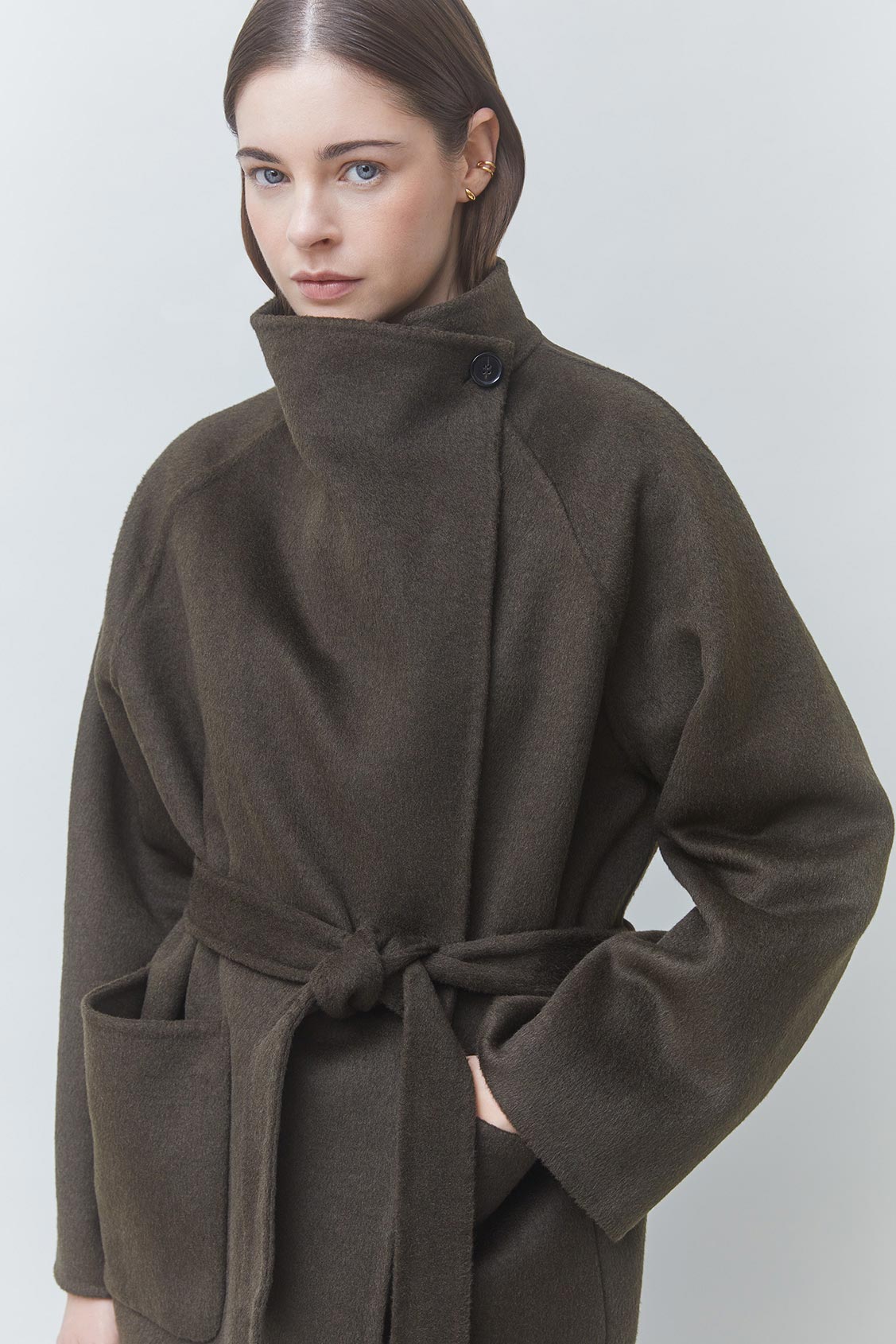 Manteau Elvis - ceinturé en laine