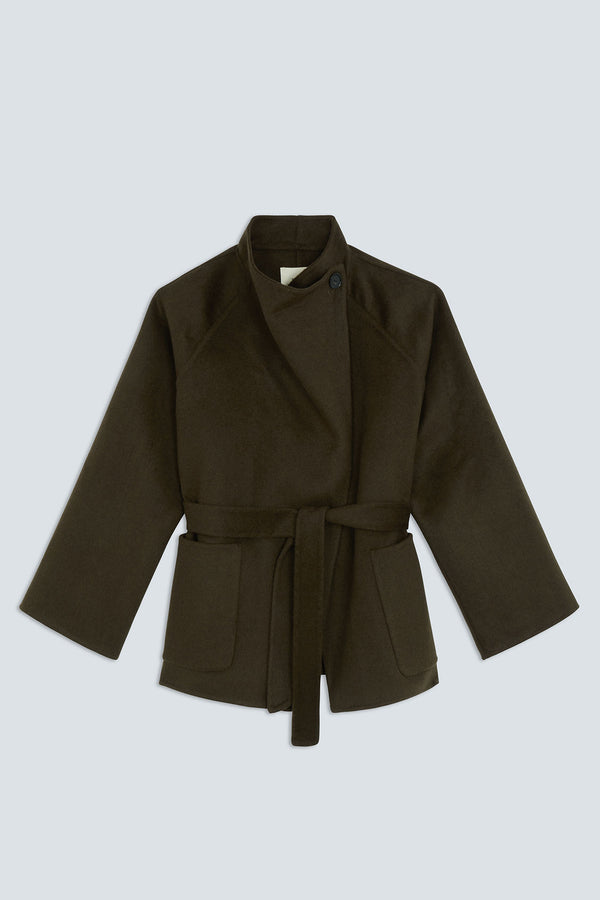Manteau Elvis - ceinturé en laine