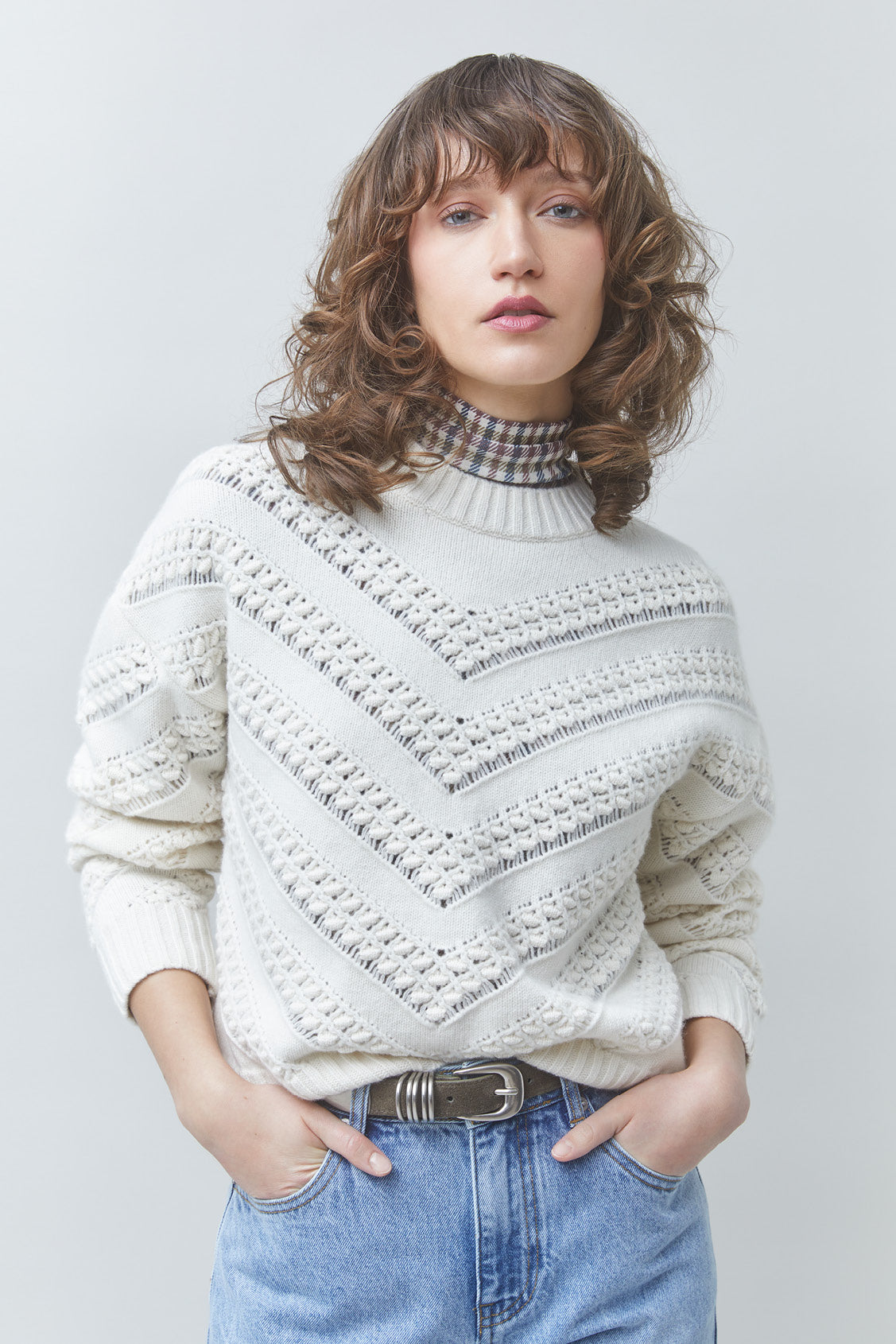 Pull Pernel - en laine maille ajourée