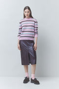 Jupe Forever - midi en simili cuir