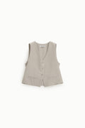 Gilet - beige melange