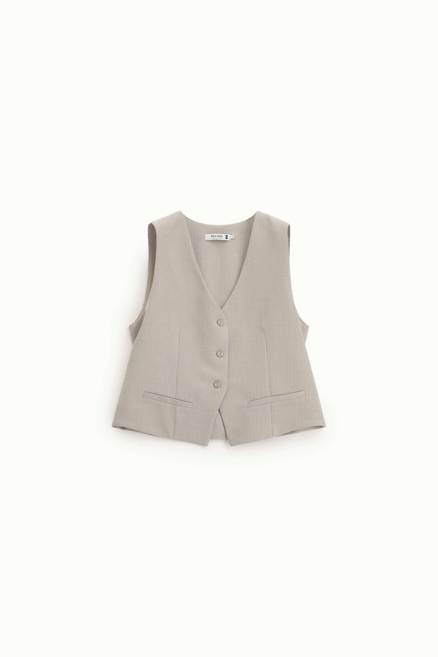 Gilet - beige melange