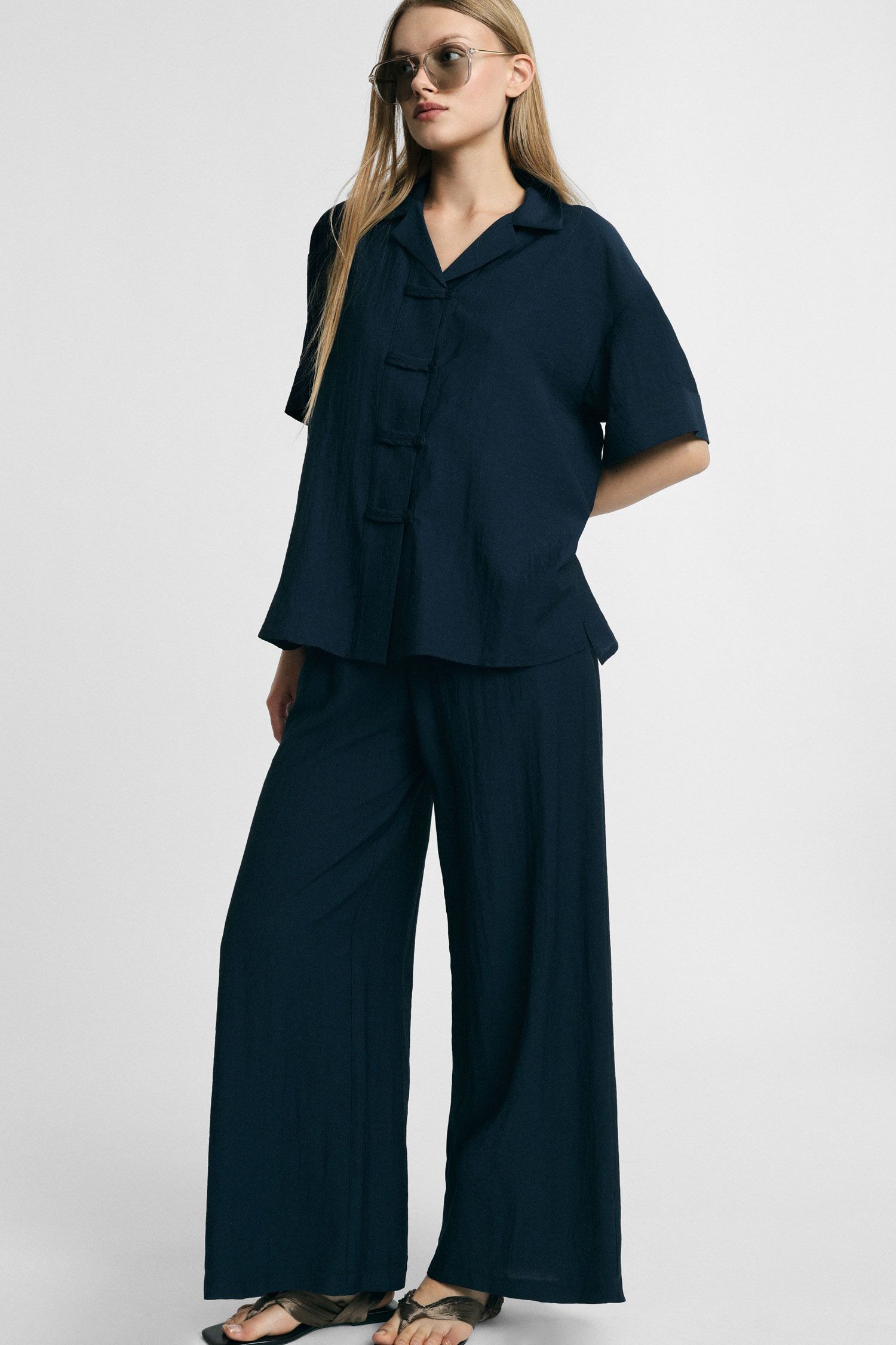 Pantalon blu