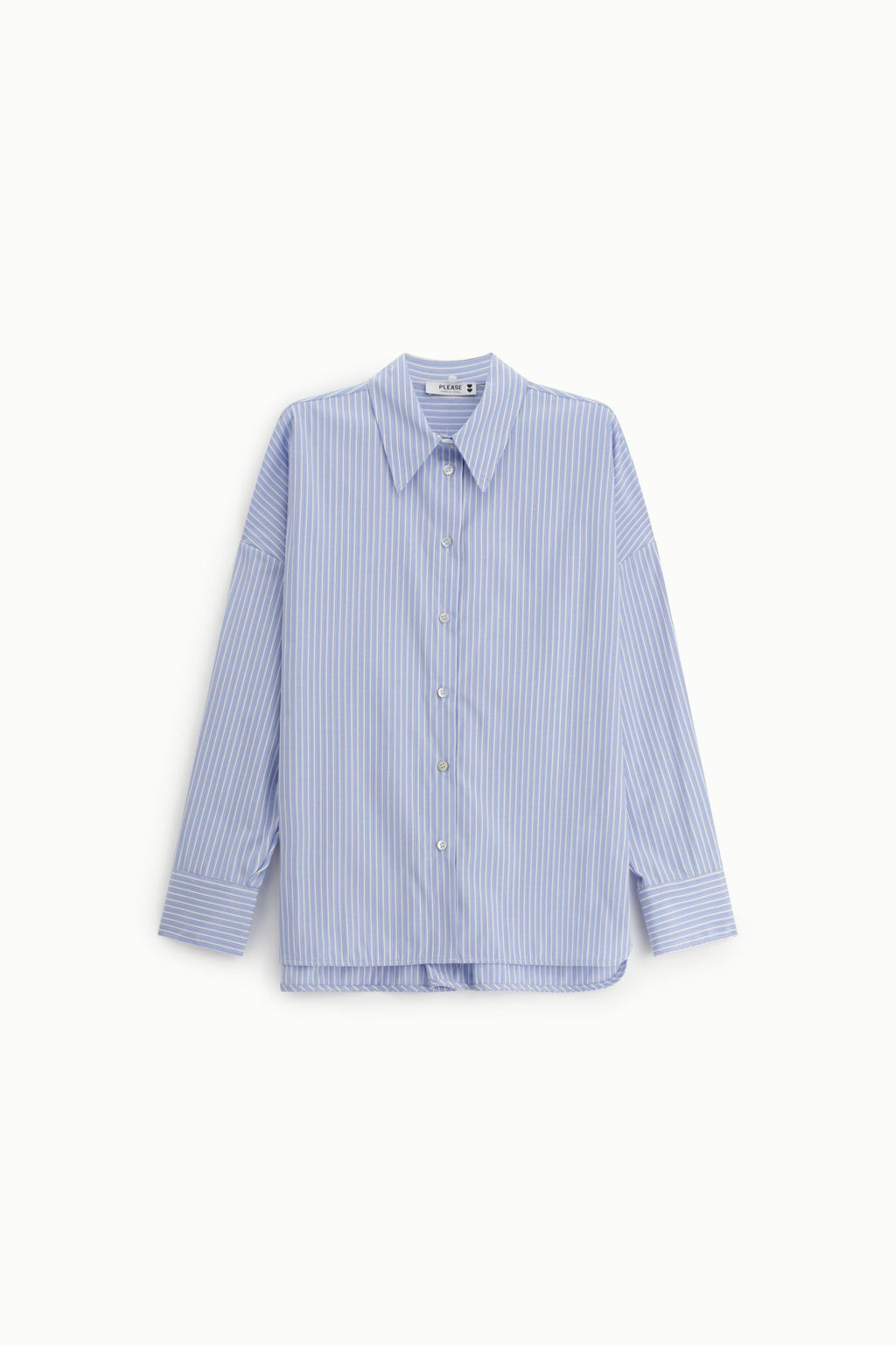 Chemise dentella rayure