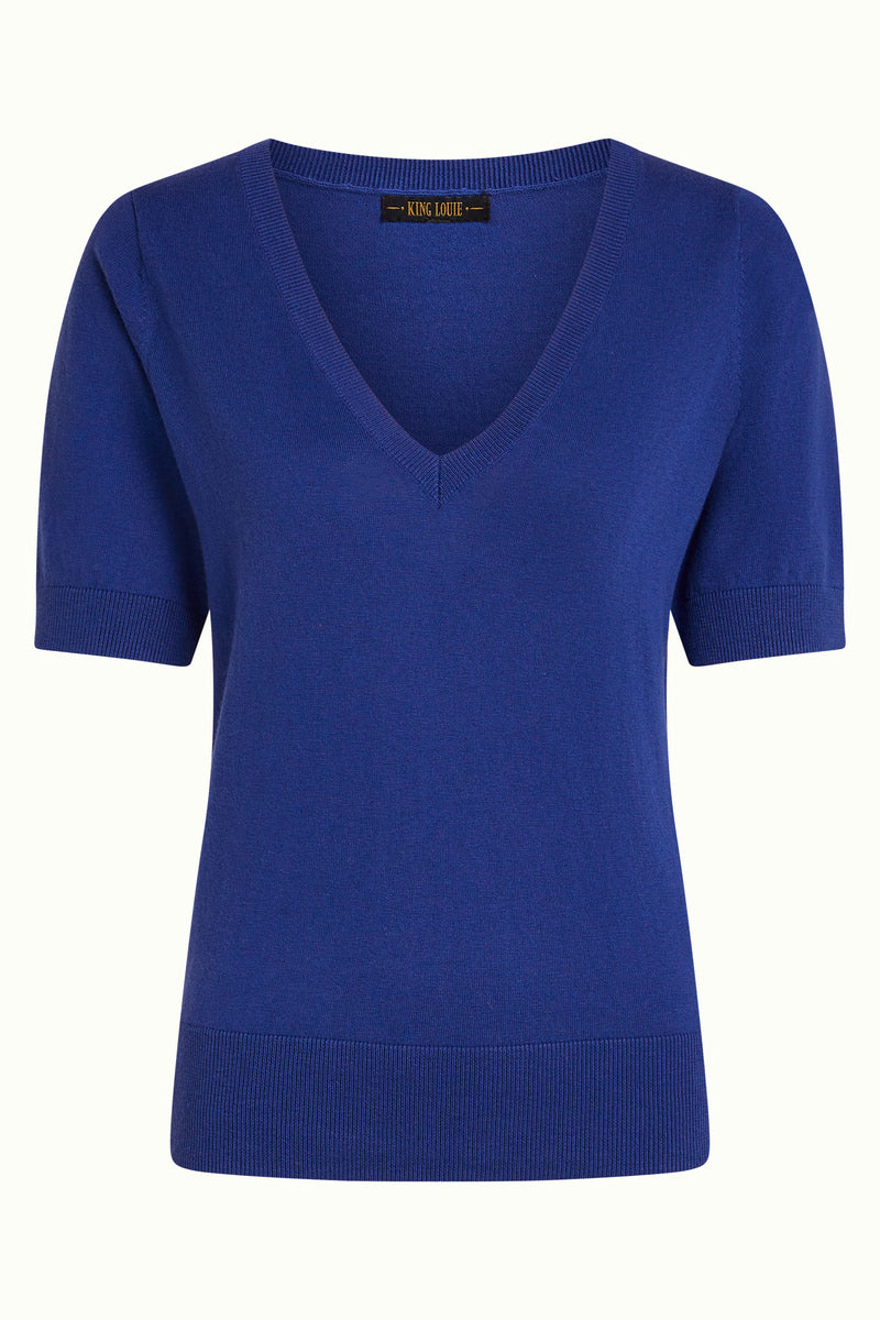 Agnes v top cocoon - blue