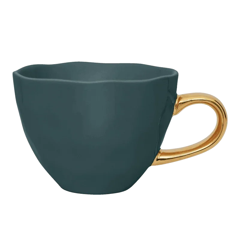 Good Morning cup Cappuccino / Tea Ø11 cm - Blue Green