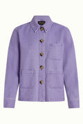 Ellen veste colored denim - sheer lilac