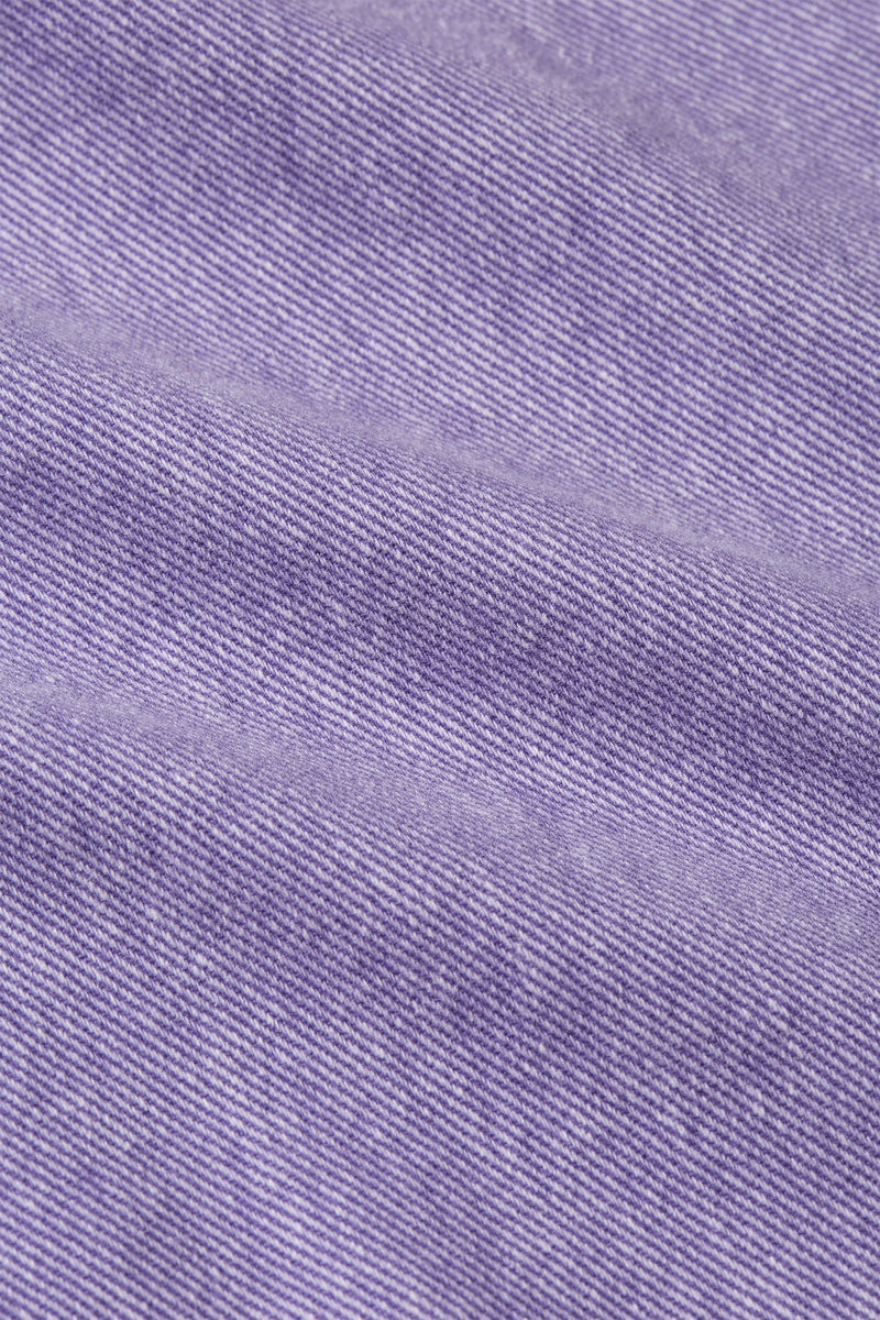 Ellen veste colored denim - sheer lilac