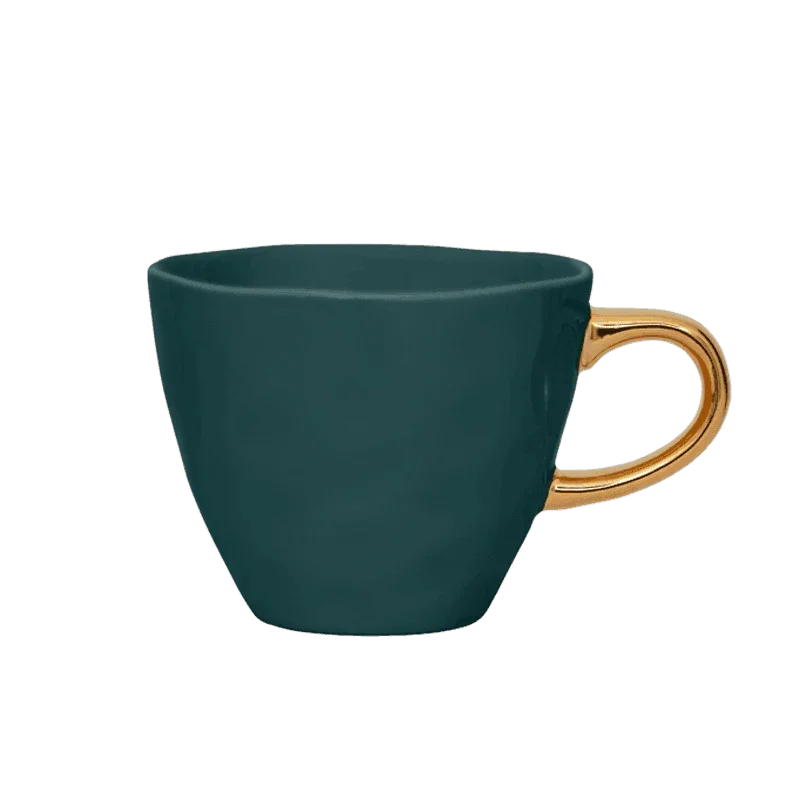 Good Morning cup Coffee Ø8,5 cm - Blue Green