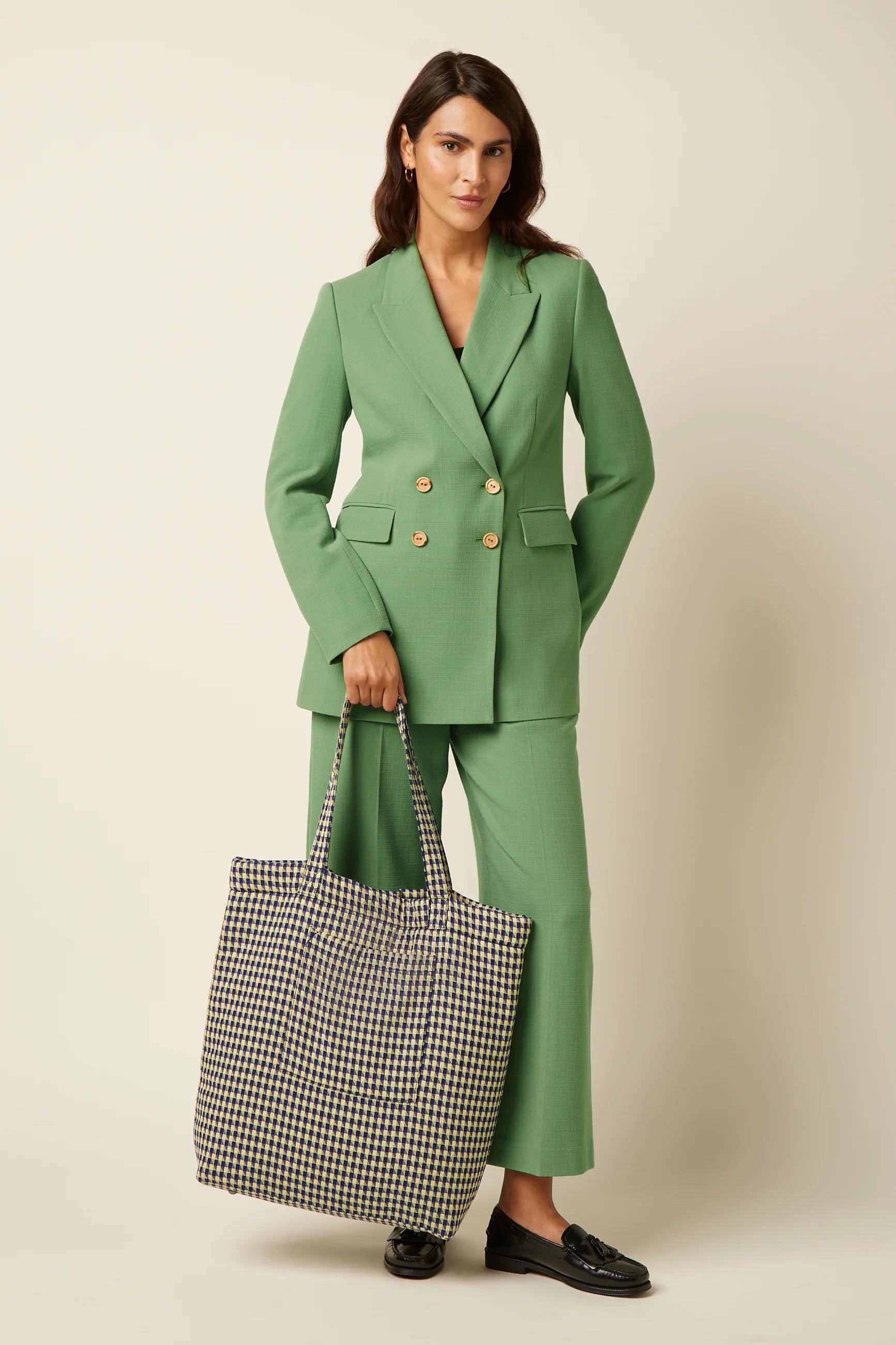 Shopper pretty check