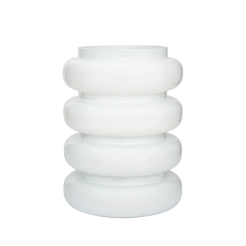 Vase Flower Recycled Glass Bulb