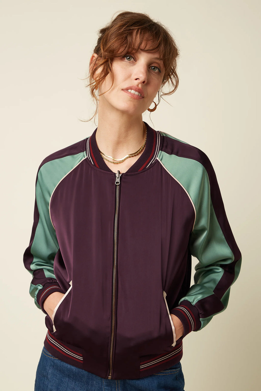 Bomber Veste Dusk - Satin