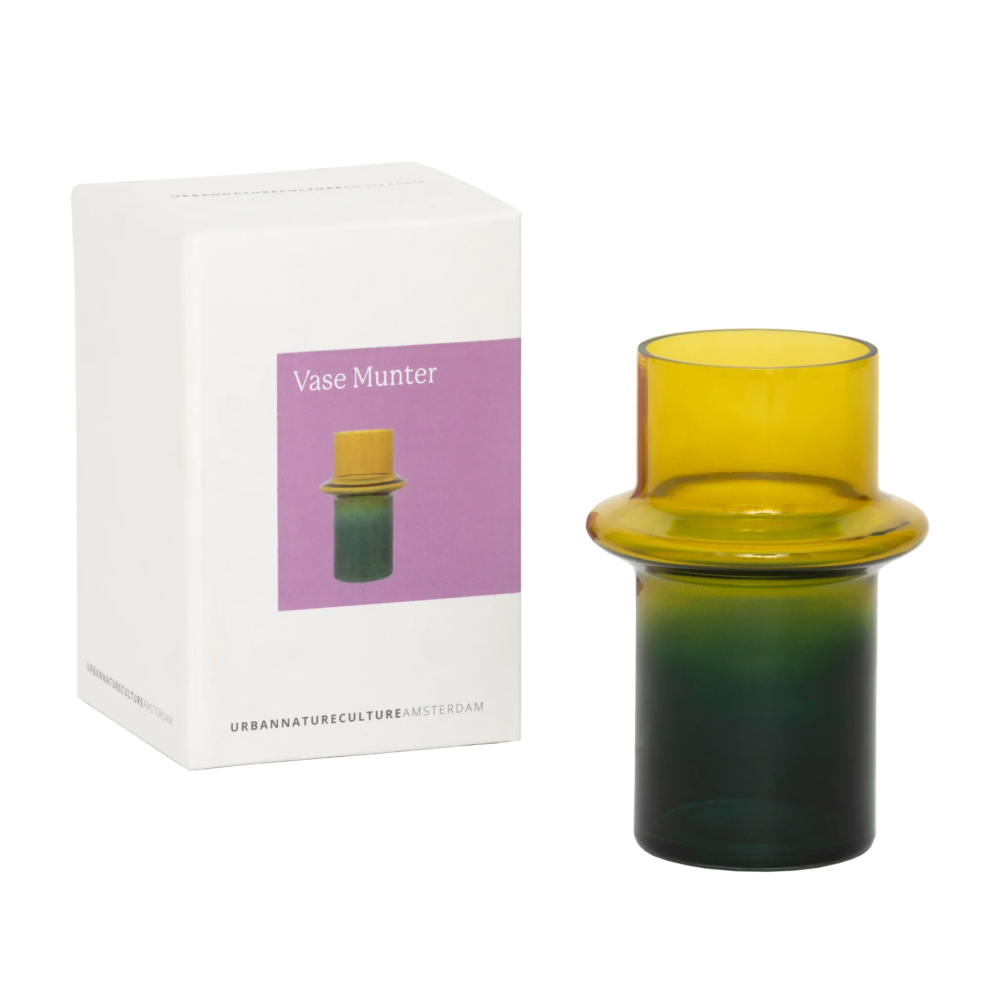 Vase Munter, Evergreen Sprig, In Gift Box