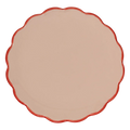 Good Morning plate Sculpted Ø17cm - Old Pink