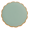 Good Morning plate Sculpted Ø17cm - Celadon