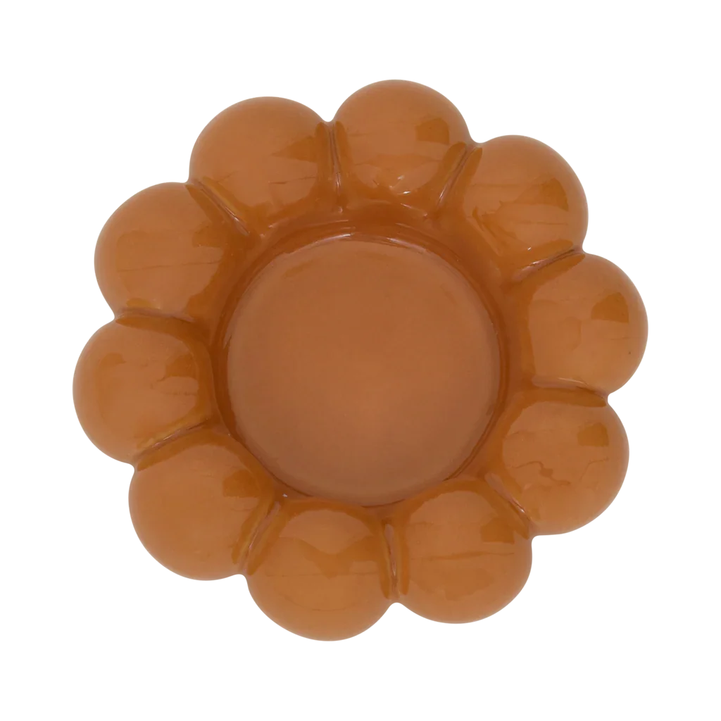 Candle holder Talon, Golden orange