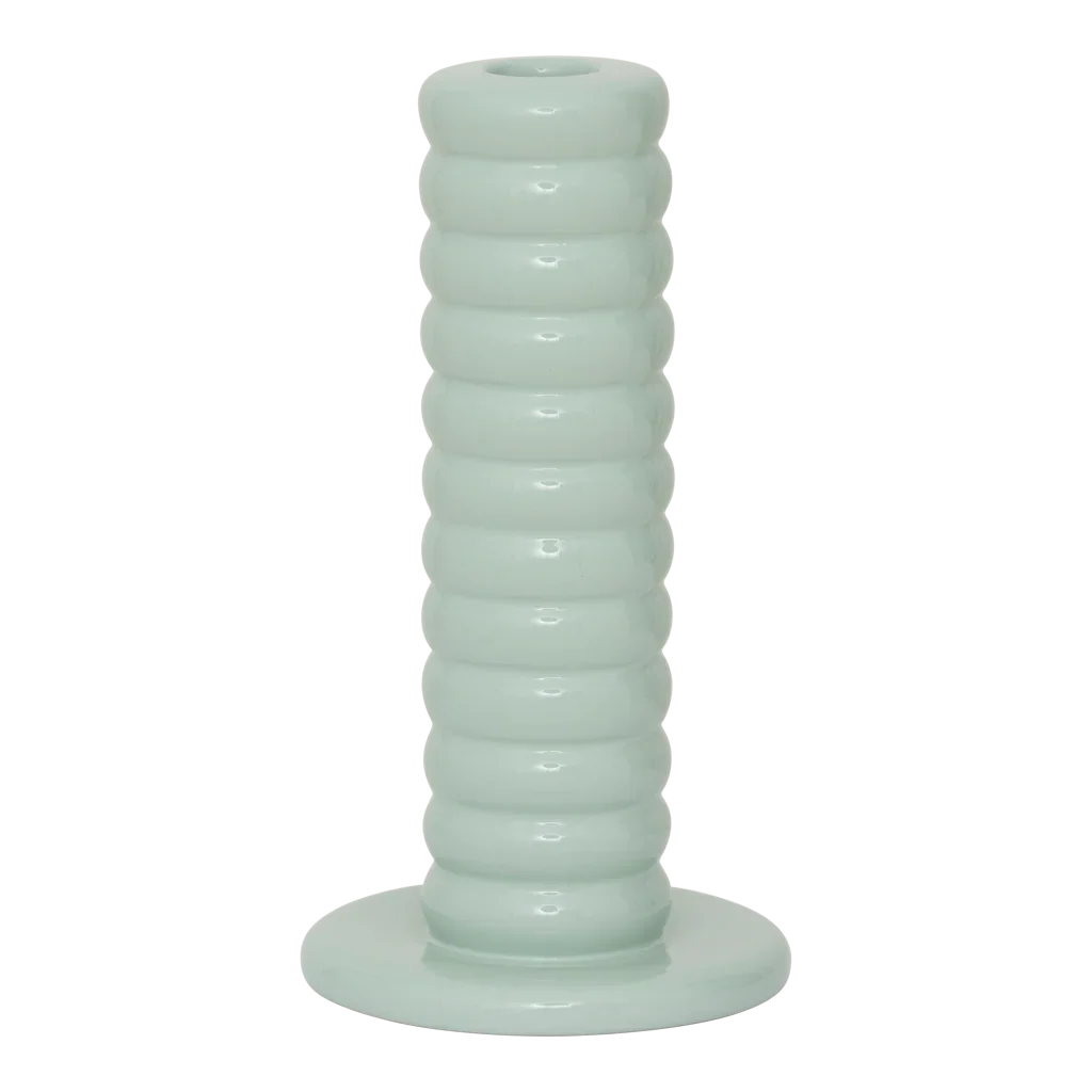 Candle holder Tebongo, Sea foam