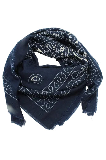 Grand carré bandana - Marine