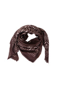 Grand carré bandana - Marron