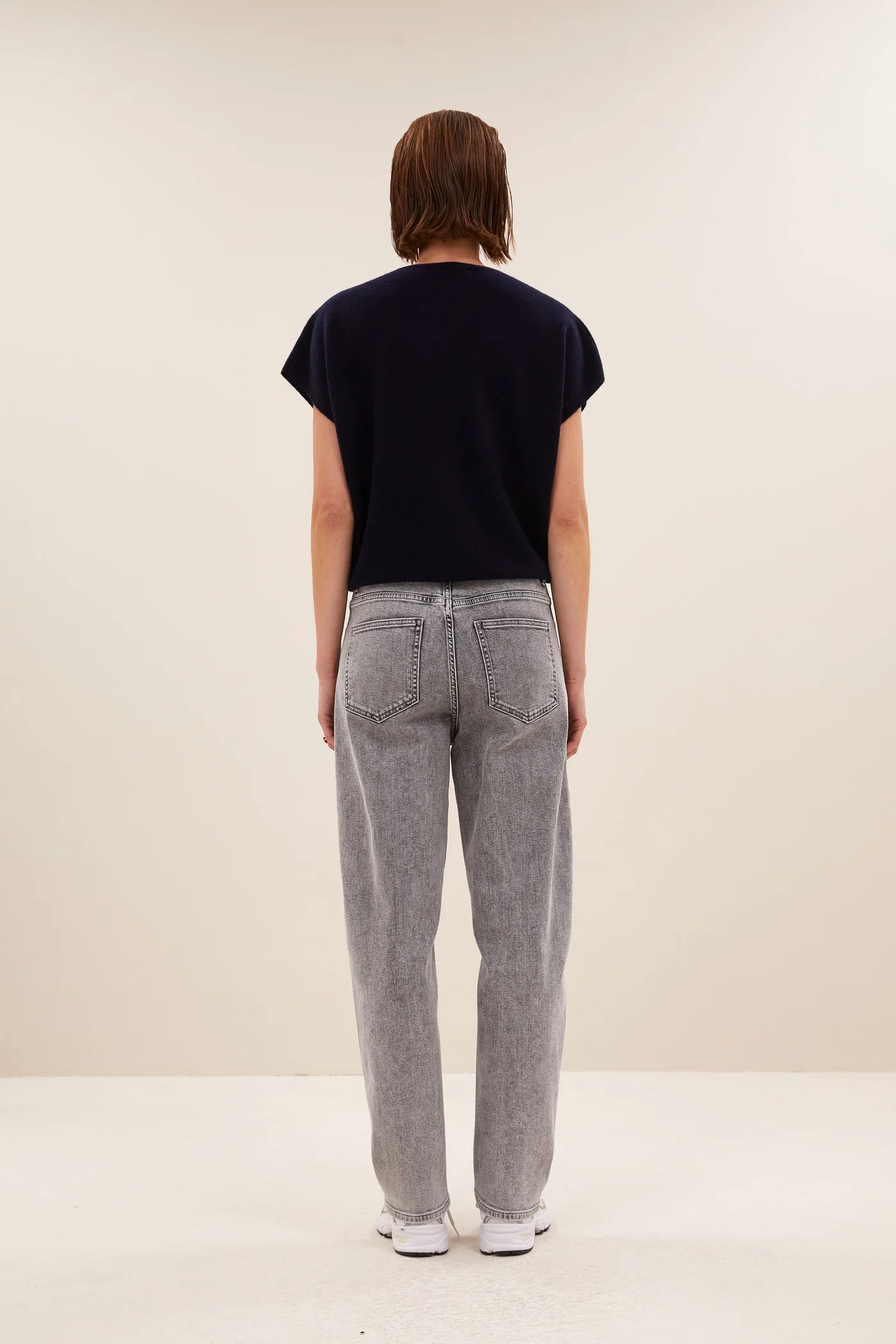 Pullover v neck - midnight