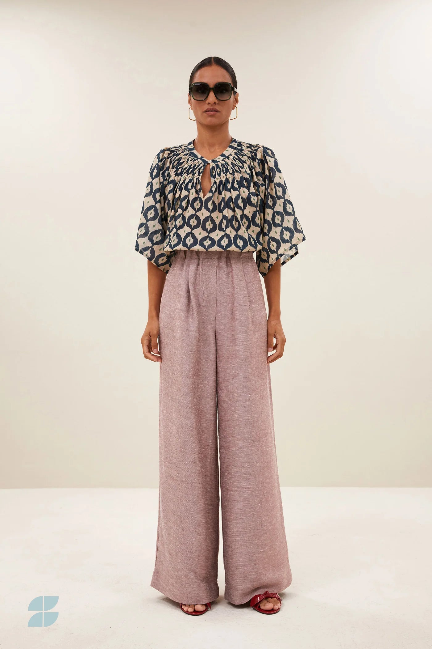 Este goa blouse - goa print