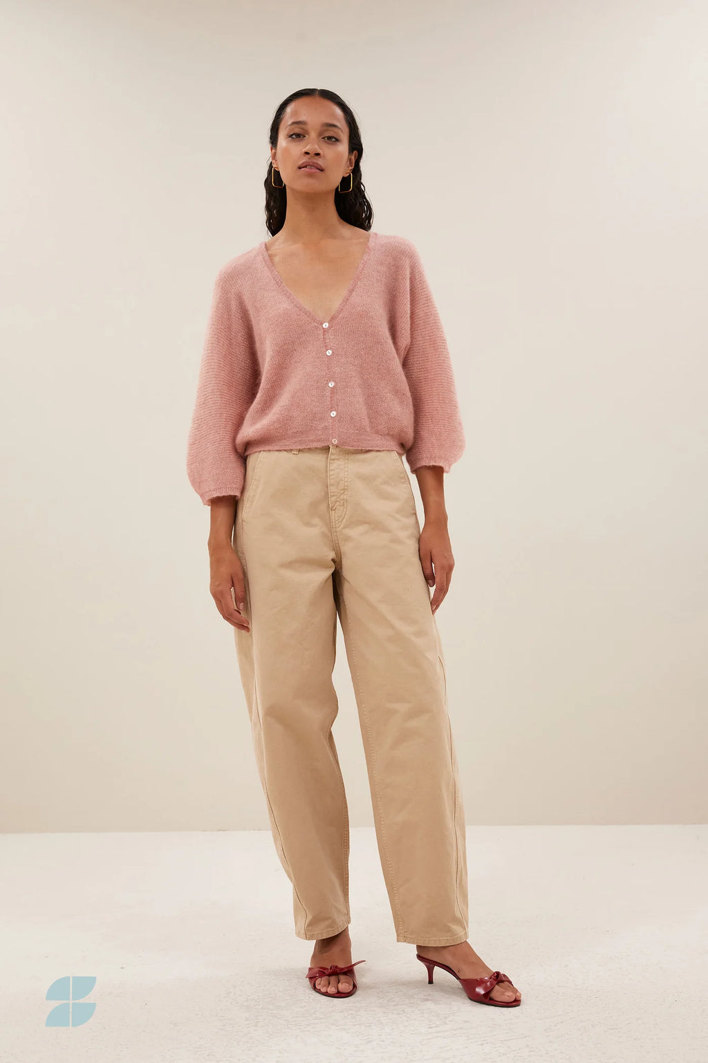 Indra cardigan 1318 light pink