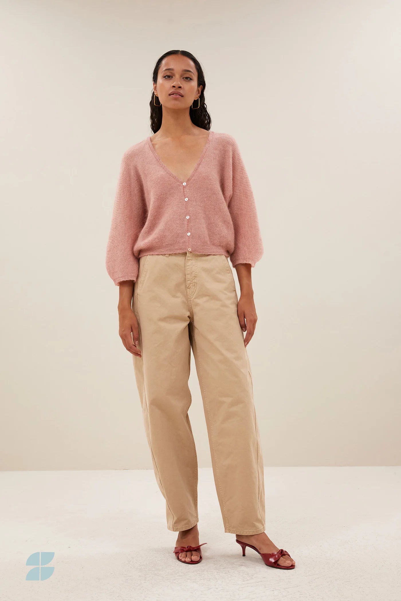 Indra cardigan 1318 light pink