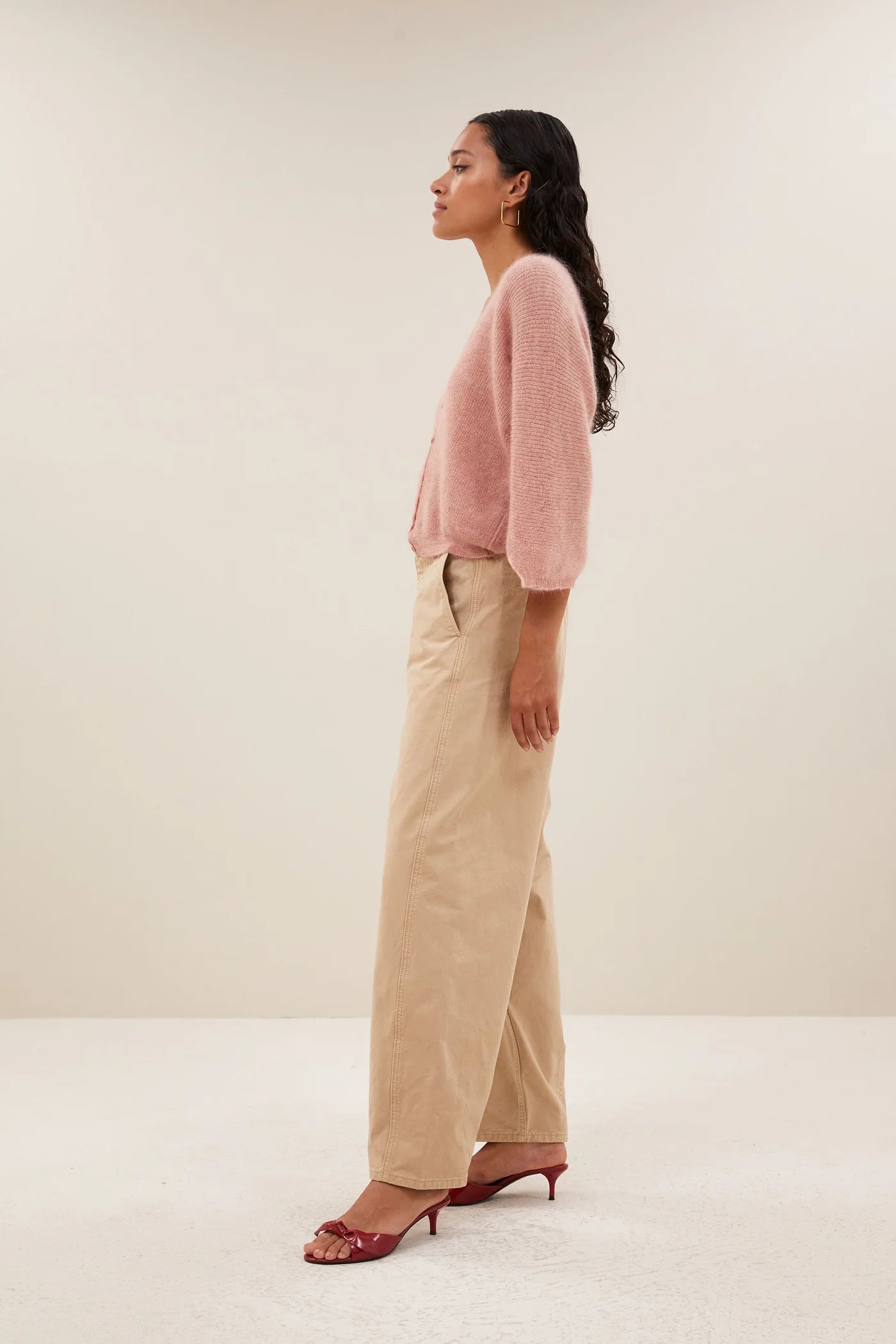 Indra cardigan 1318 light pink