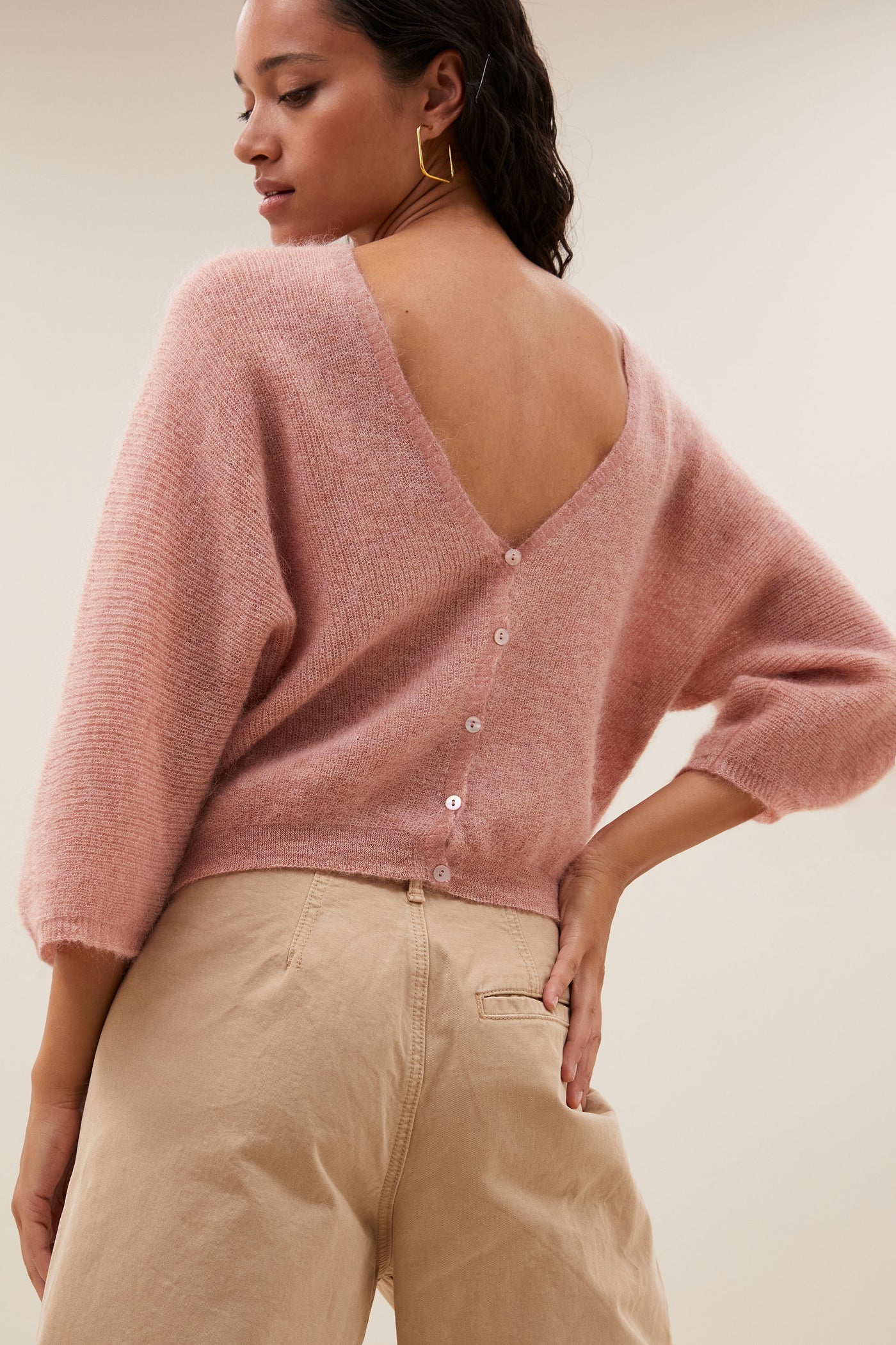 Indra cardigan 1318 light pink