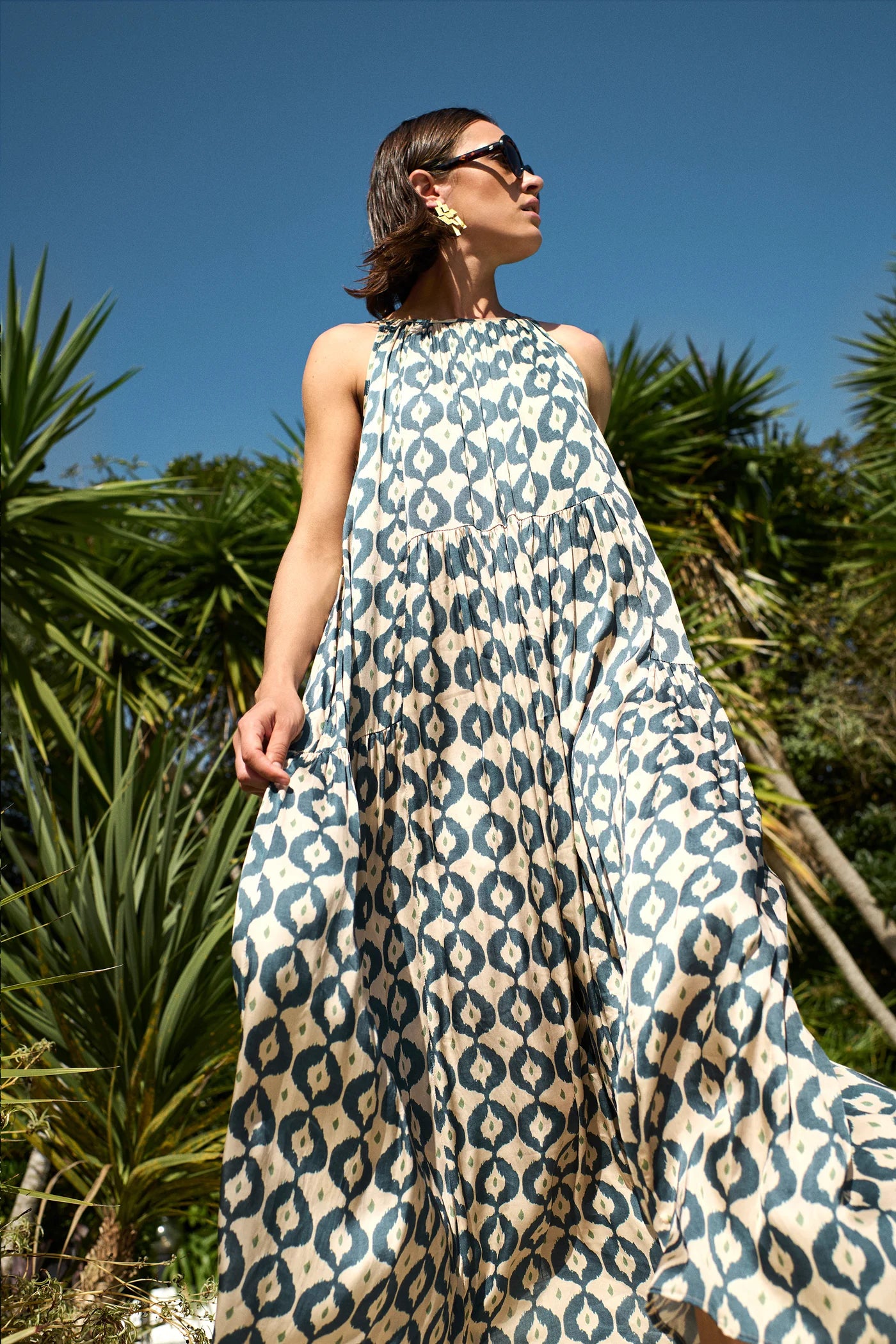 Robe longue print goa