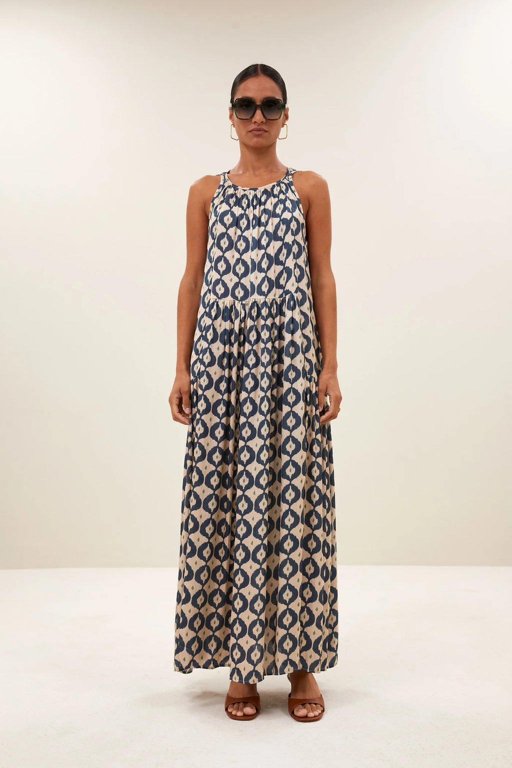 Robe longue print goa