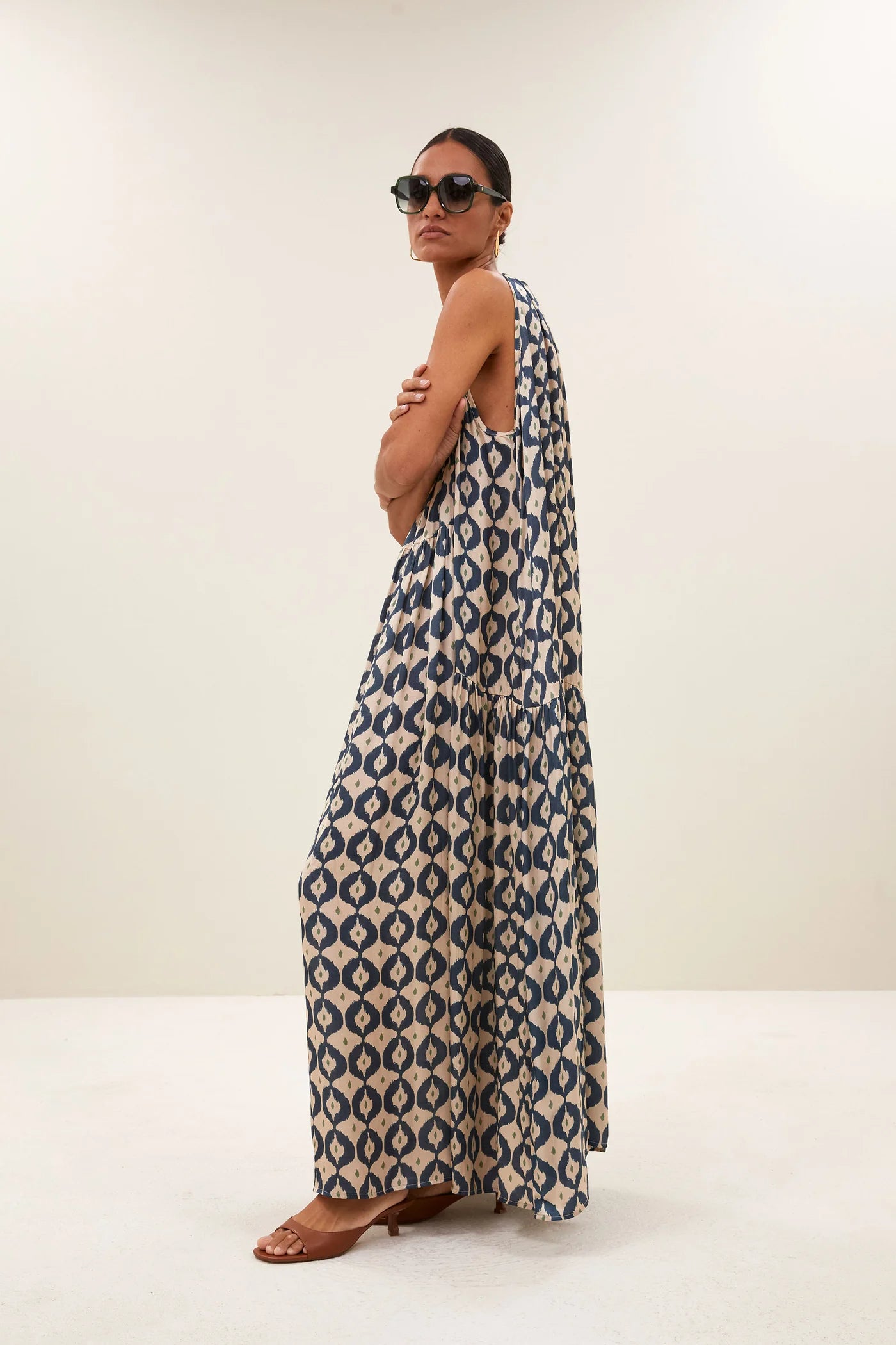 Robe longue print goa