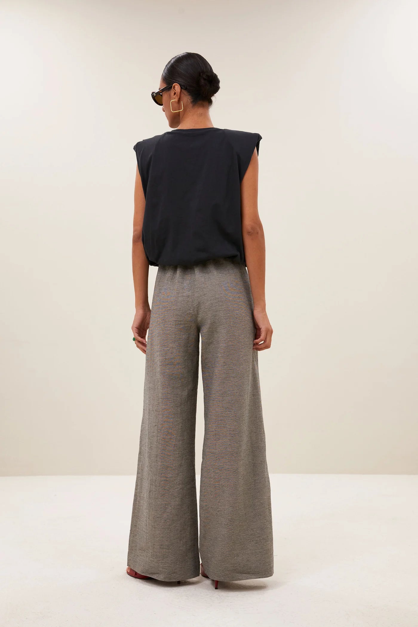 Benji melange pantalon 885 charcoal