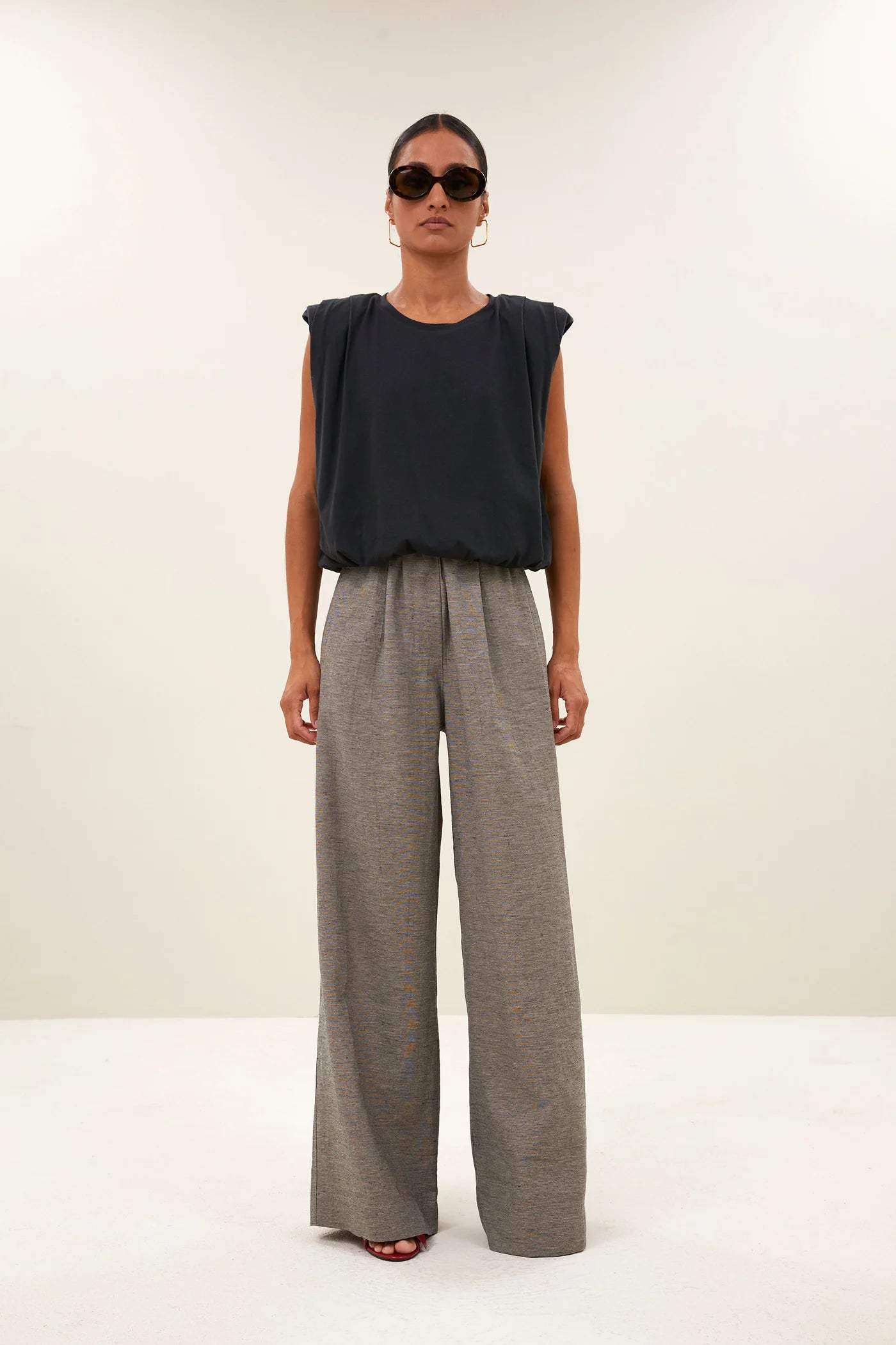 Benji melange pantalon 885 charcoal