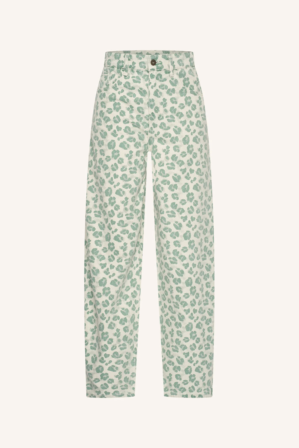 Lew green cheetah pantalon