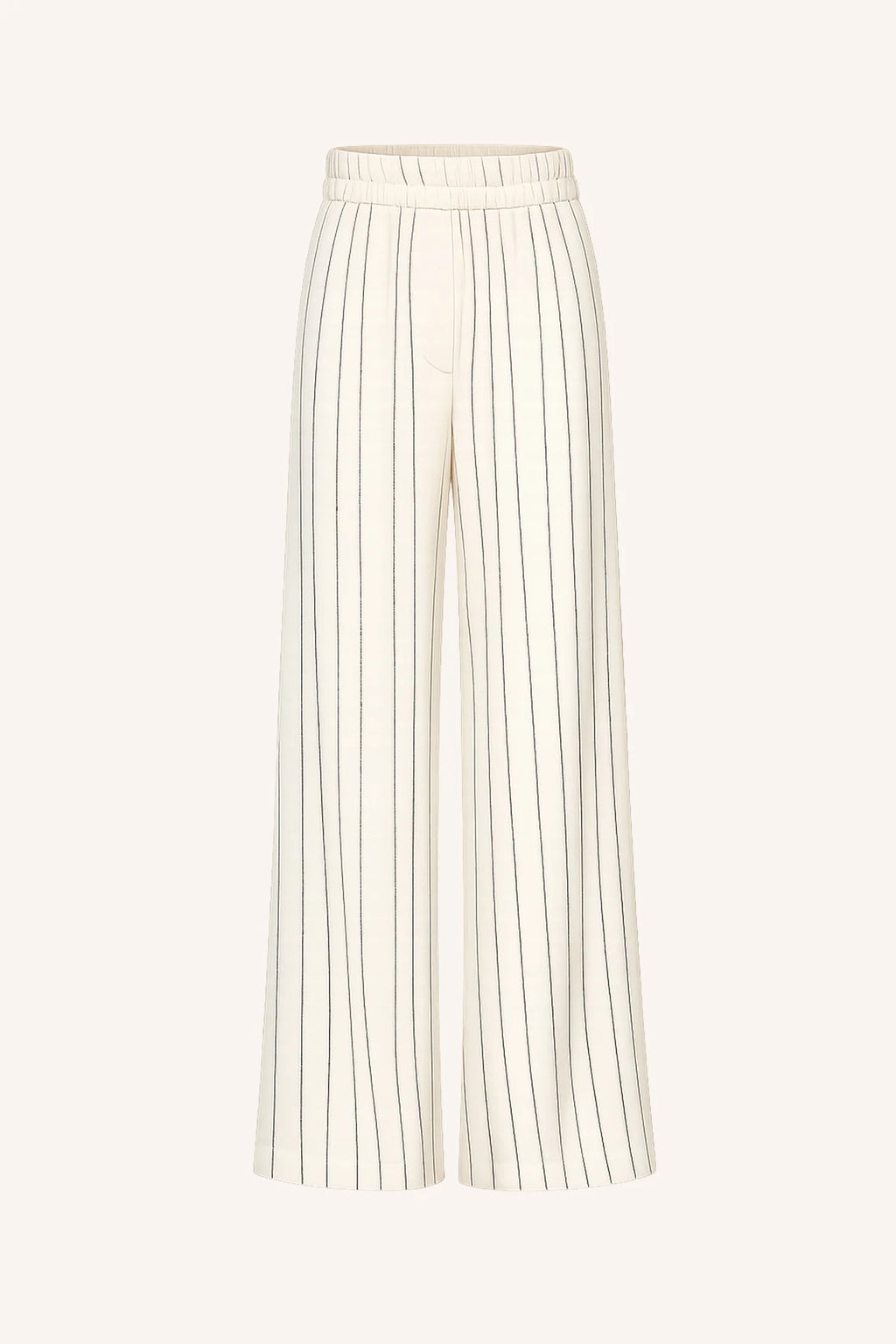 Benji pinstripe pantalon black thin stripe