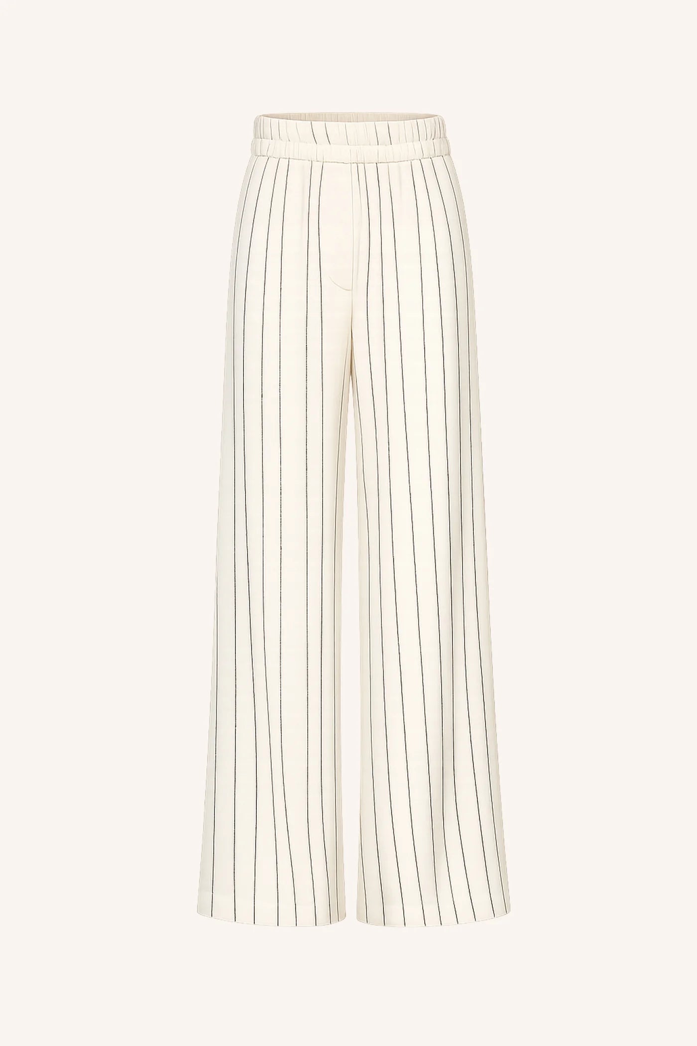 Benji pinstripe pantalon black thin stripe