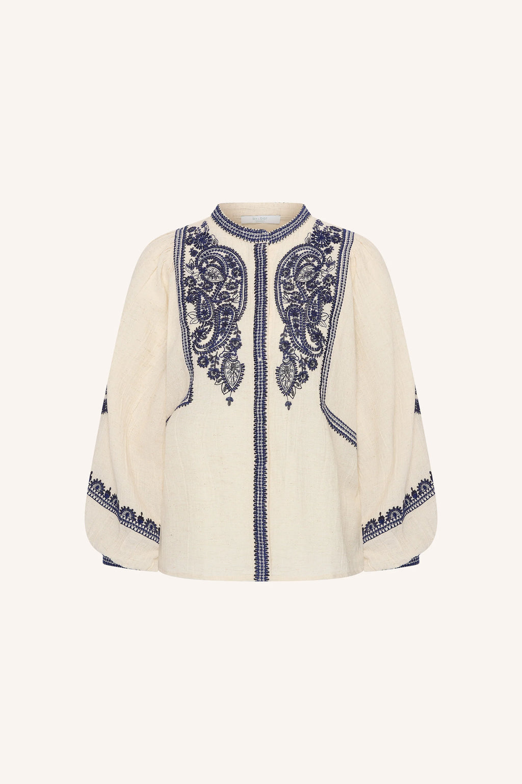 Senne embroidery blouse - Sand
