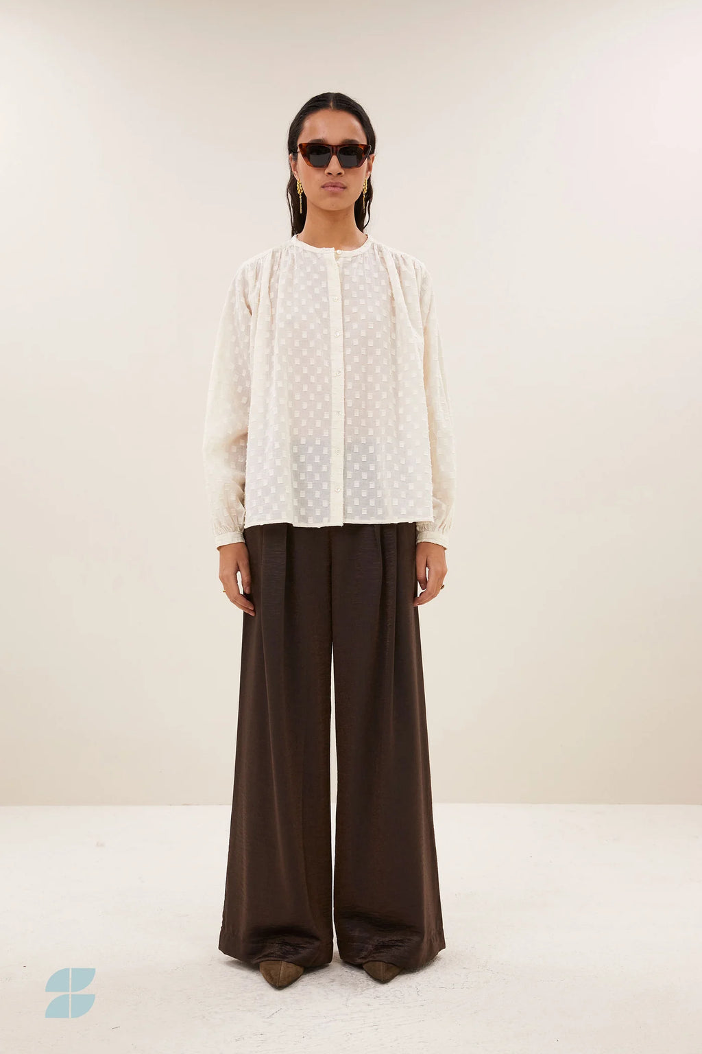 Nyka Weave blouse