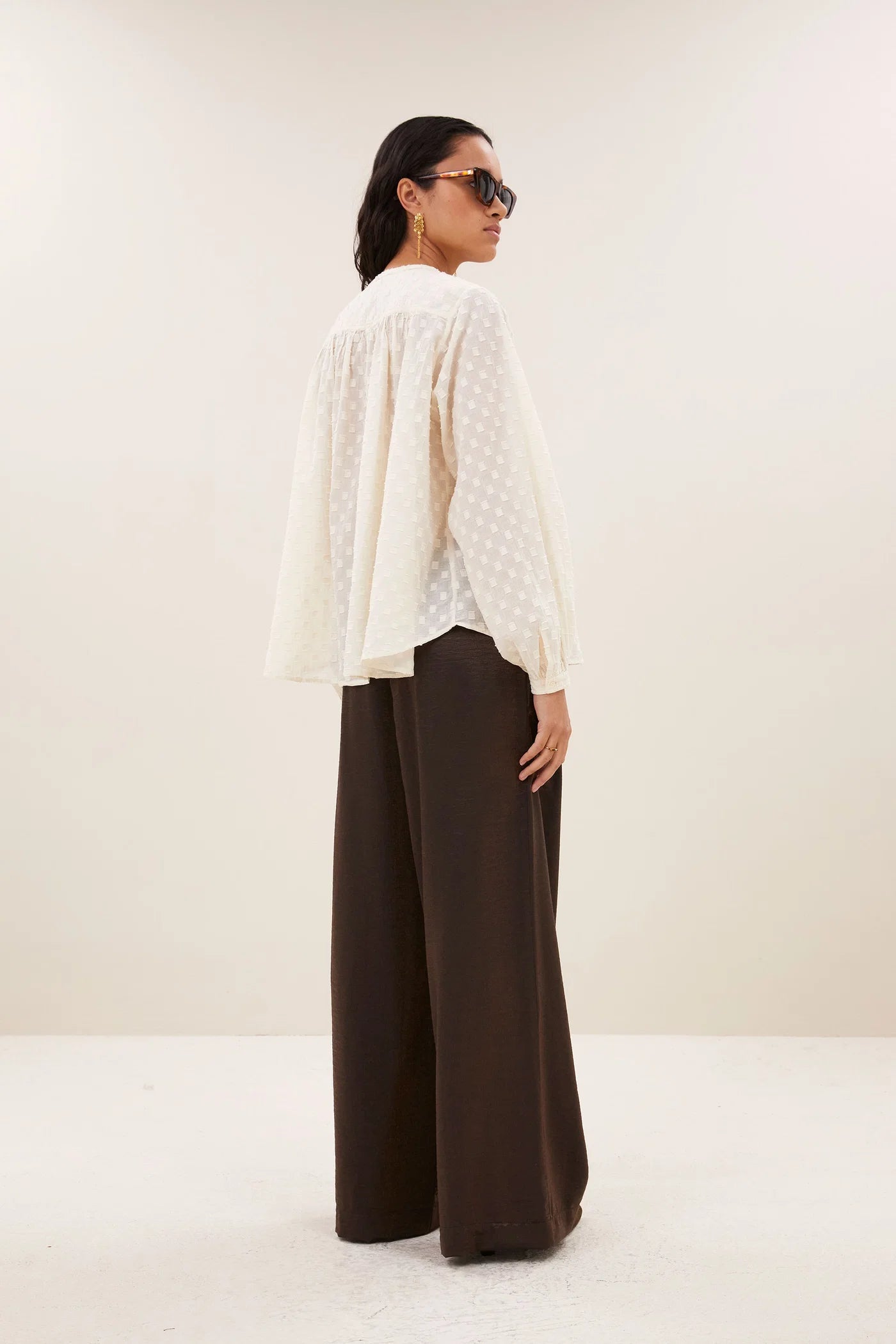 Nyka Weave blouse