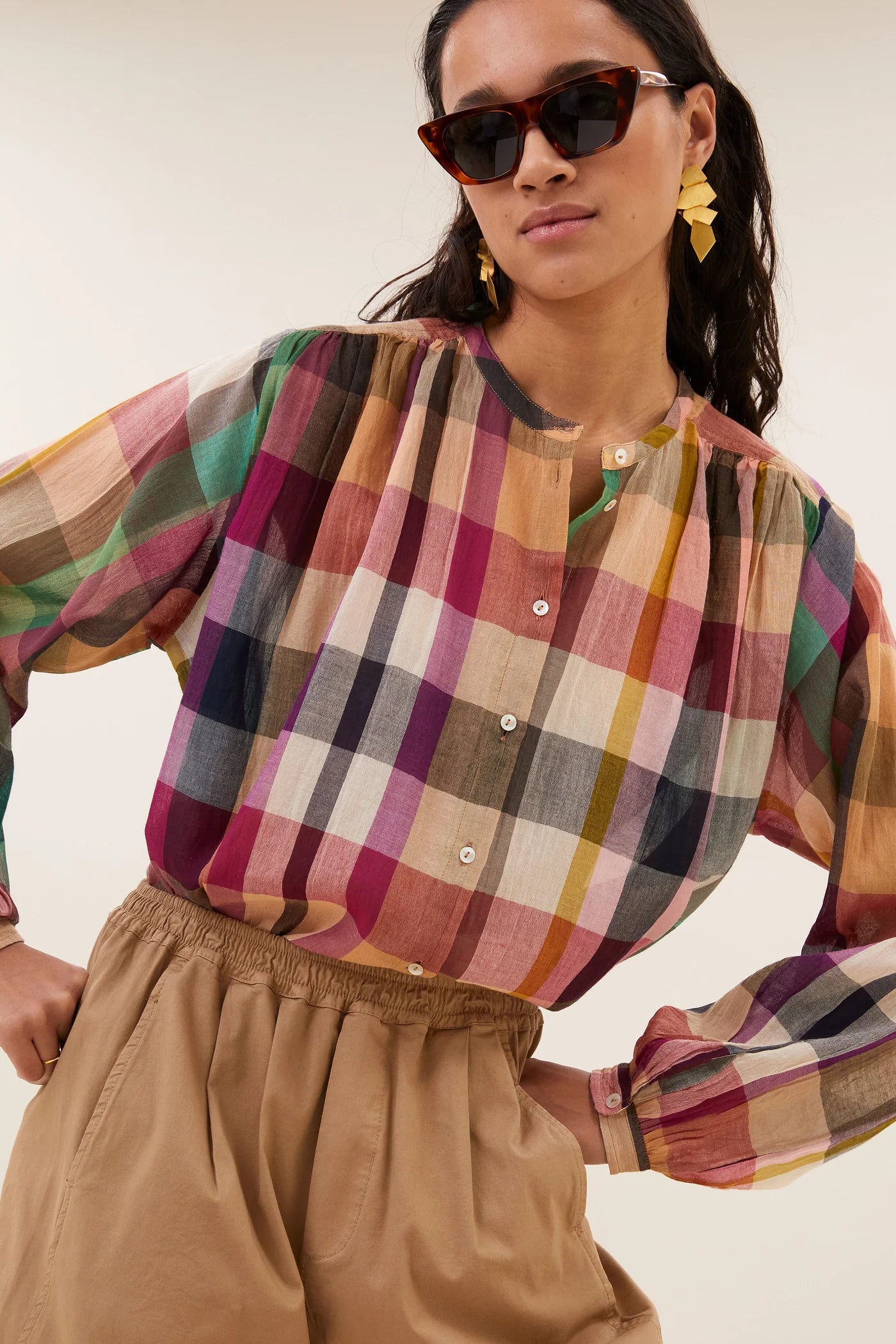 Nyka rainbow blouse