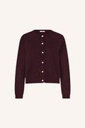 Cardigan Cleo - deep wine