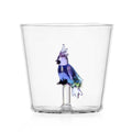 Talking Trees - Verre oiseau tropical bleu