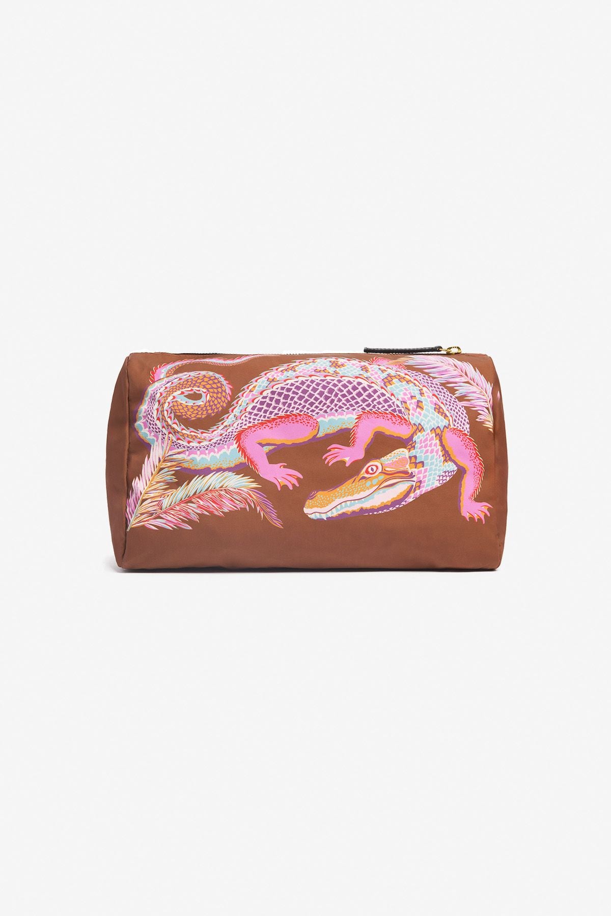 Trousse m croco - caramel 2