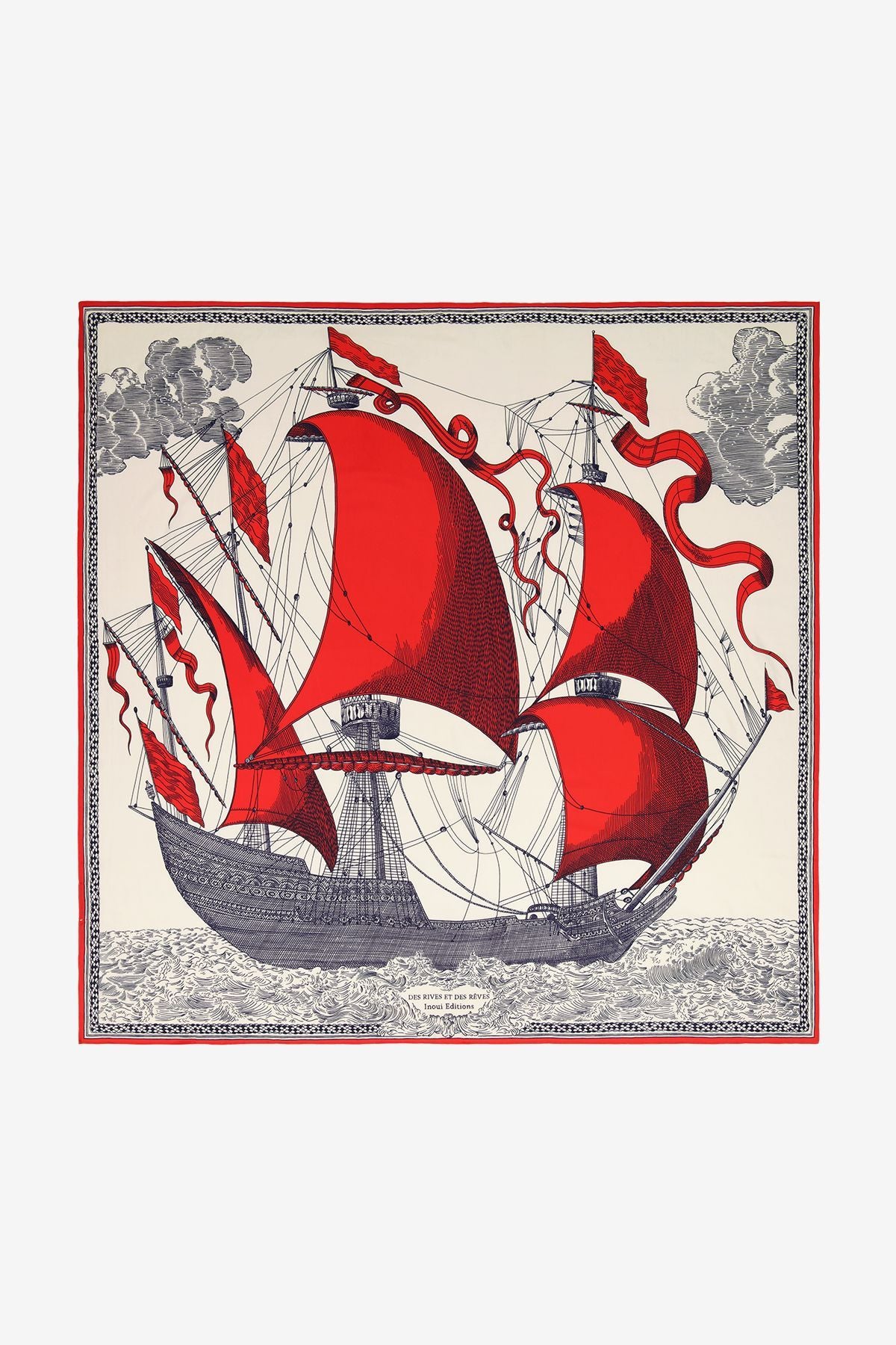 Carre 130 - des rives et des reves rouge 1